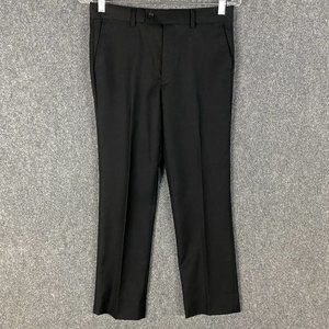 Giorgio Fiorelli Dress Pants Boys 12 Yrs Black Slacks Polyester Blend